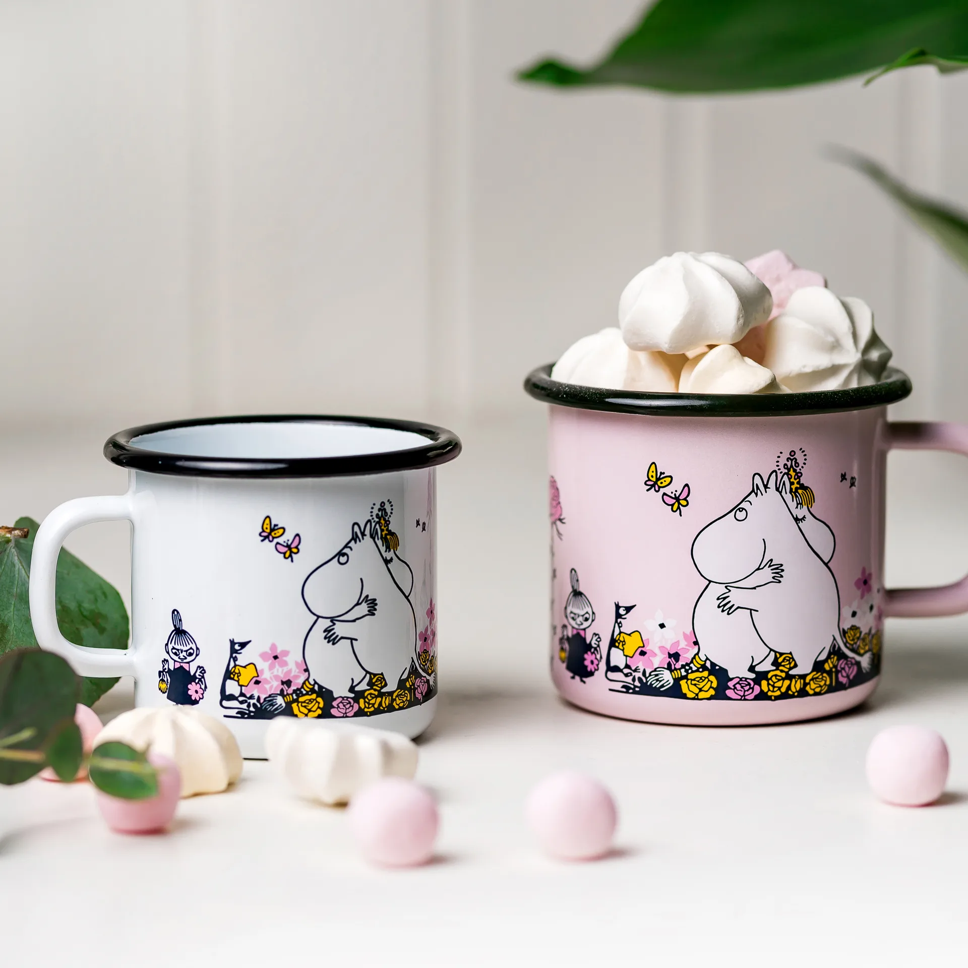 Moomin enamel 马克杯 hugs 25 cl, 白色 Muurla