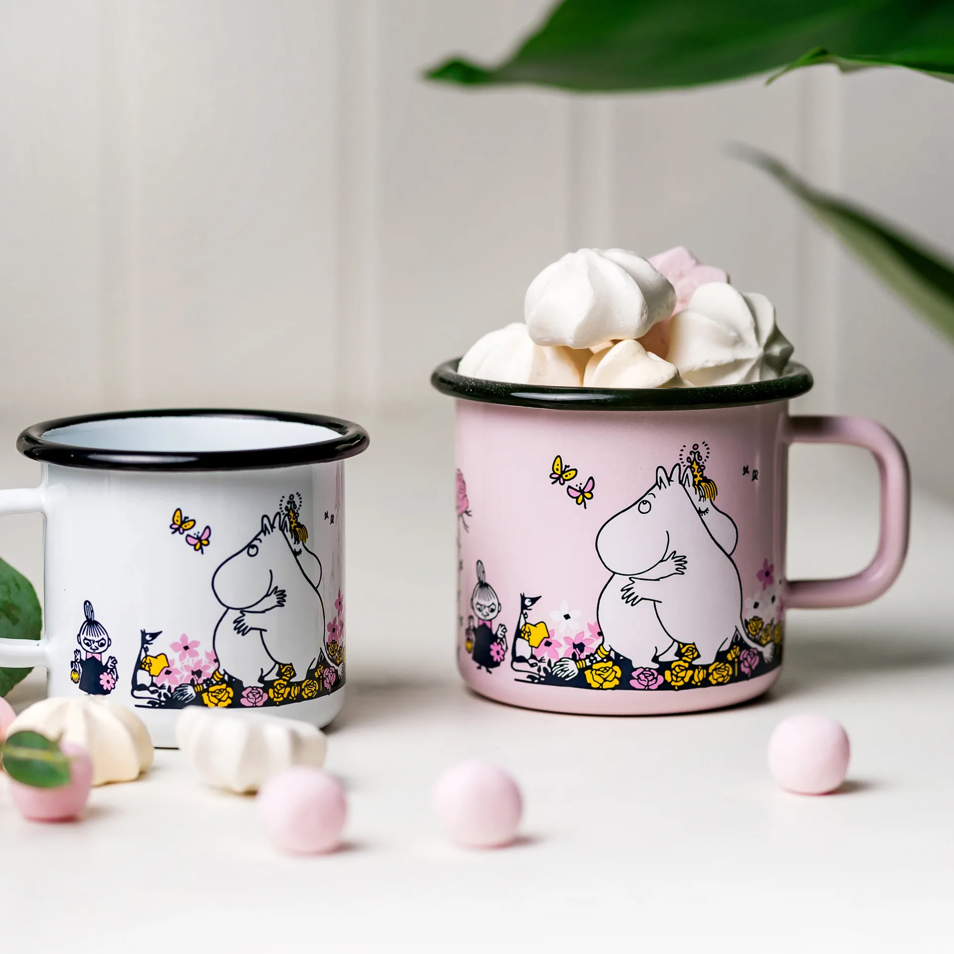 Moomin enamel 马克杯 hugs 37 cl, Rosa Muurla