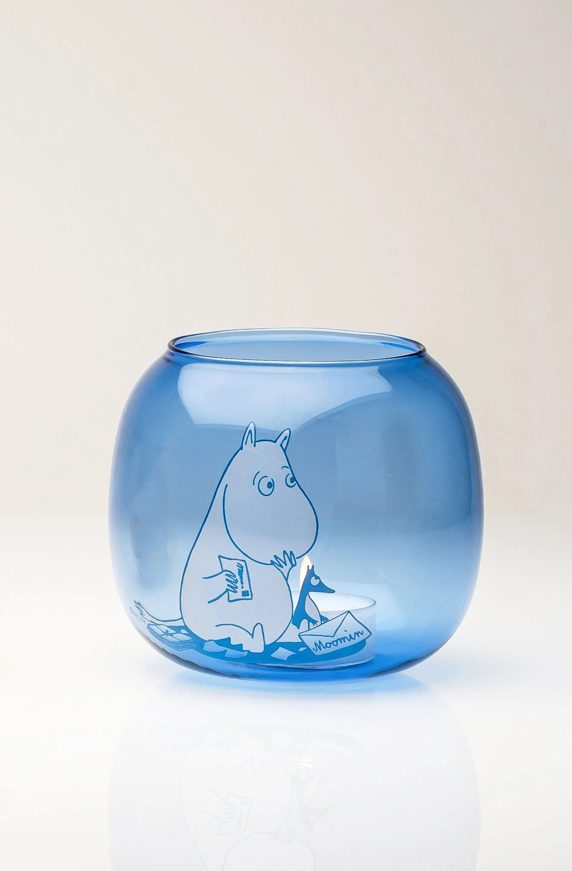Moomin lantern/bowl Ø9 cm, 蓝色 Muurla