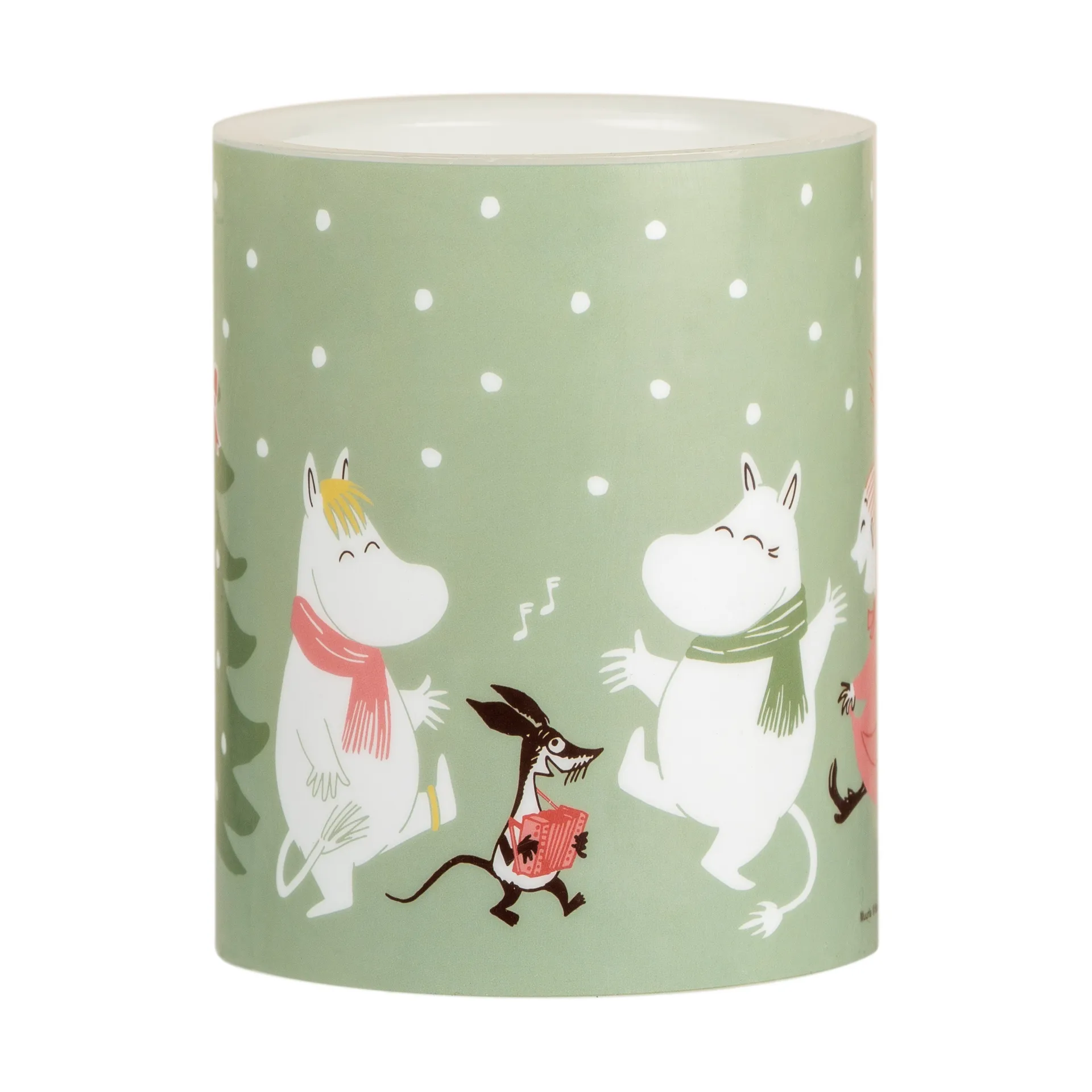 Moomin LED方块蜡烛12.5cm, Festive spirits Muurla