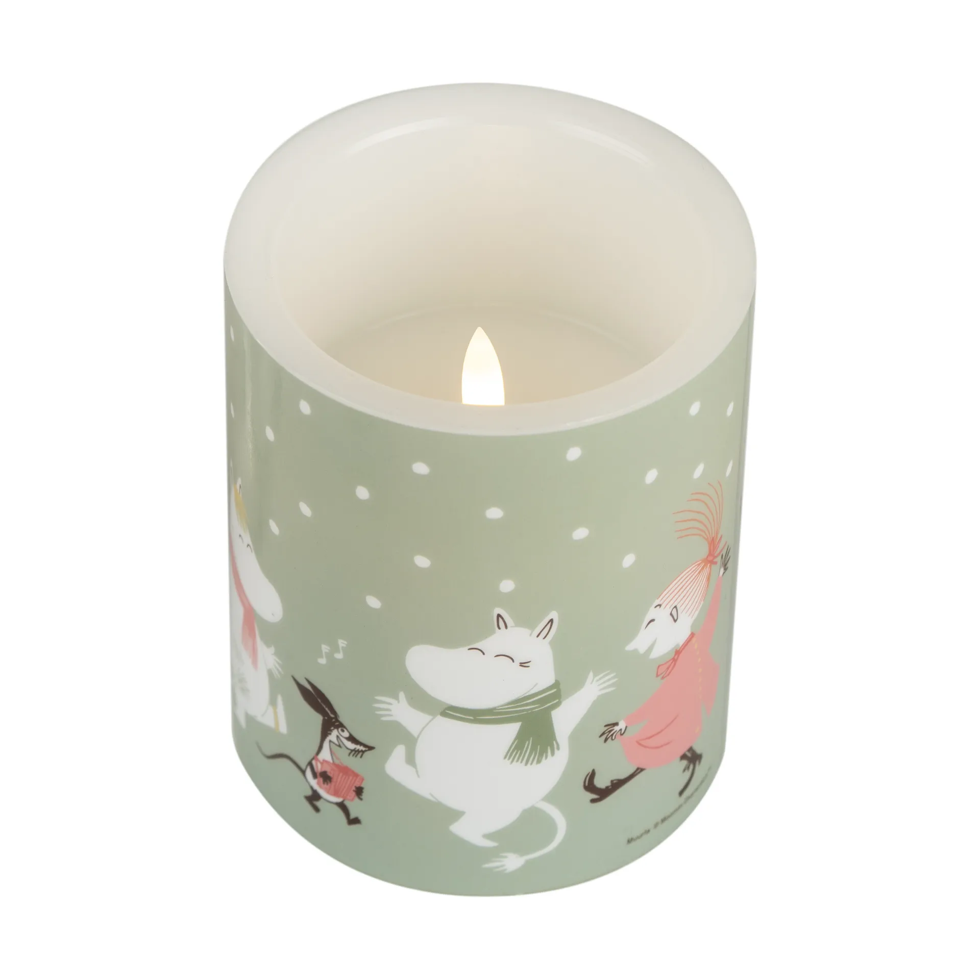 Moomin LED方块蜡烛12.5cm, Festive spirits Muurla
