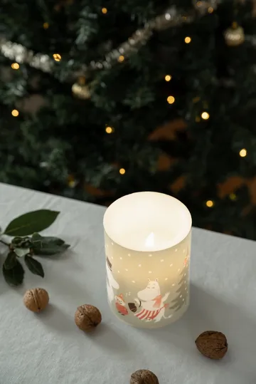 Moomin LED方块蜡烛12.5cm - Festive spirits - Muurla