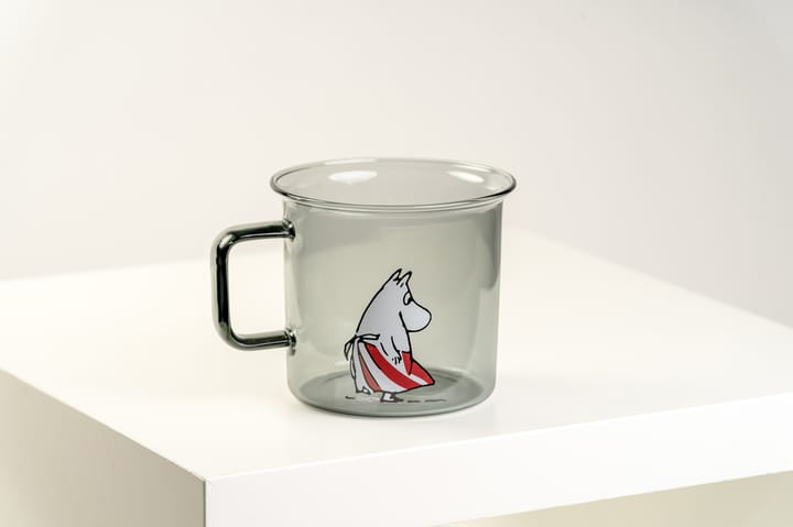 Moomin mamma 玻璃马克杯 35 cl, 灰色 Muurla