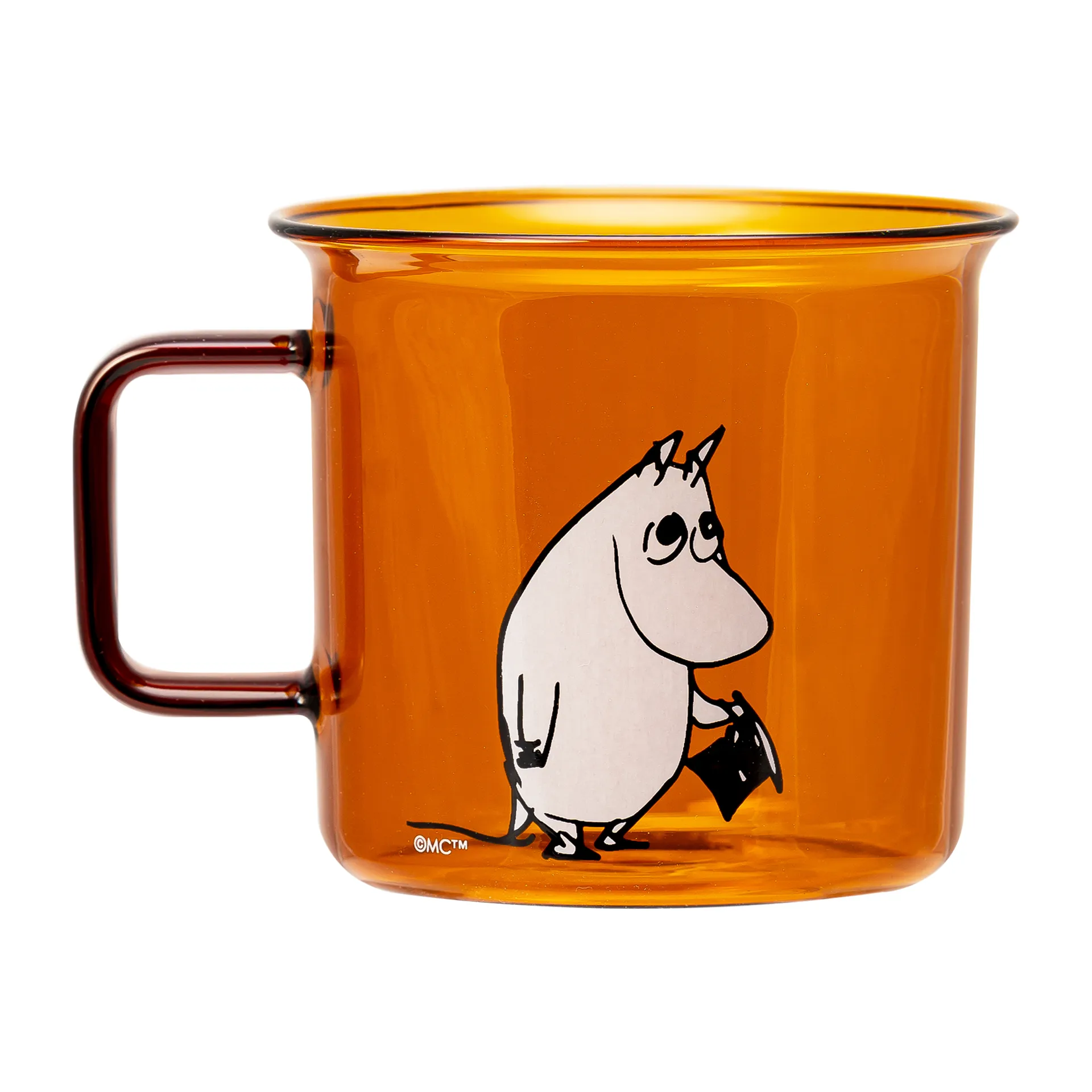 Moomin pappa 玻璃马克杯 35 cl, Amber Muurla