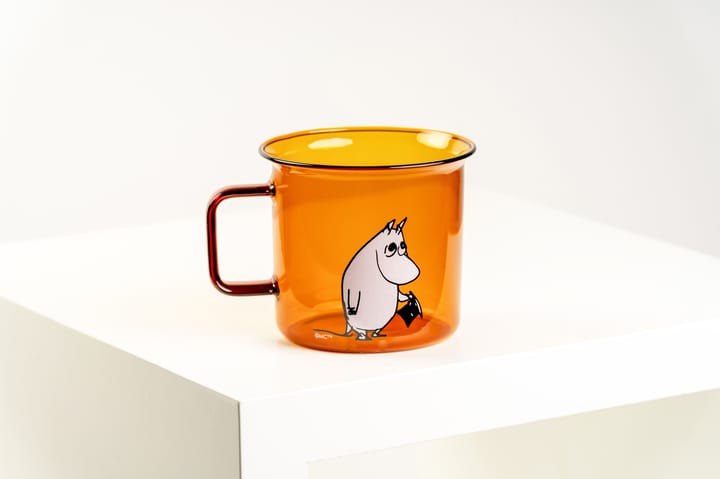Moomin pappa 玻璃马克杯 35 cl, Amber Muurla