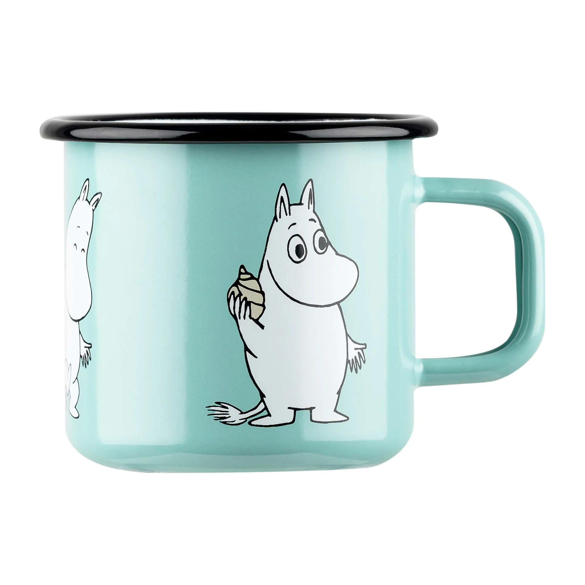 Moomin Retro enamel 马克杯 37 cl, 薄荷色 Muurla