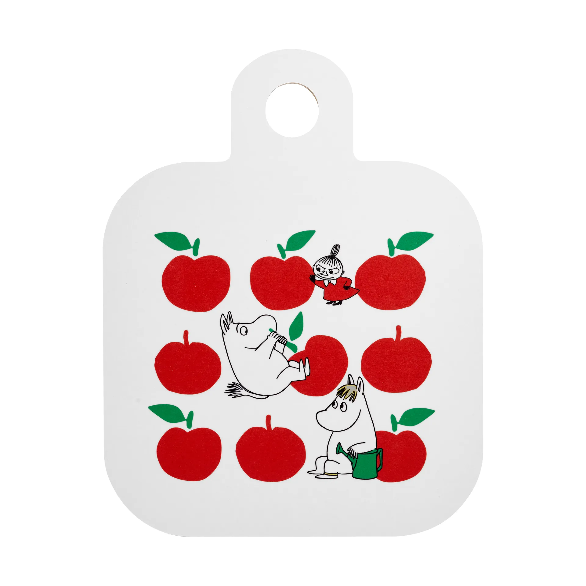 Mumin Chop & Serve 砧板 25x32cm, 欢乐苹果图案 Muurla
