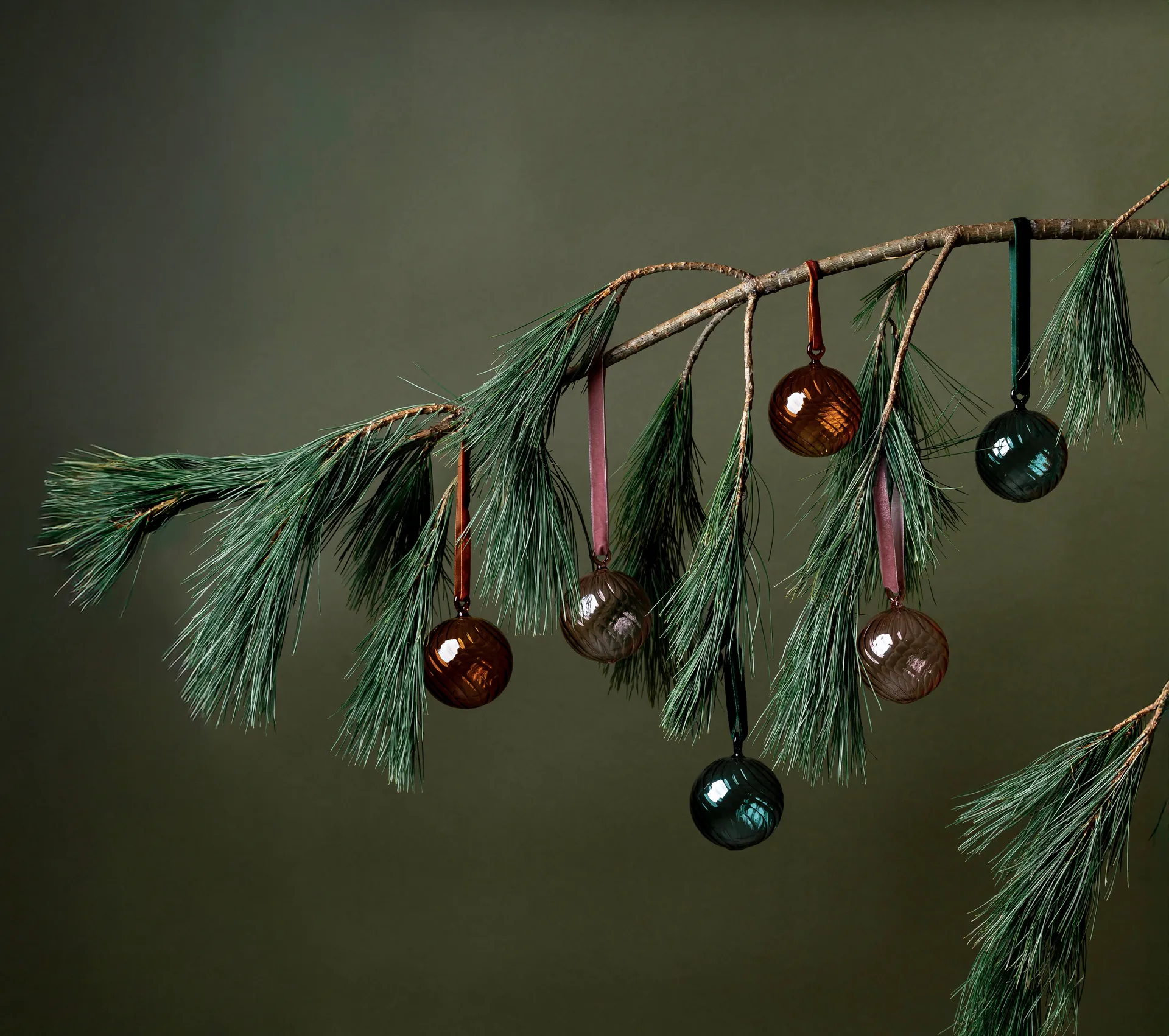 Muurla 圣诞摆设/挂件/装饰 Ø6 cm, 玫瑰色 Muurla