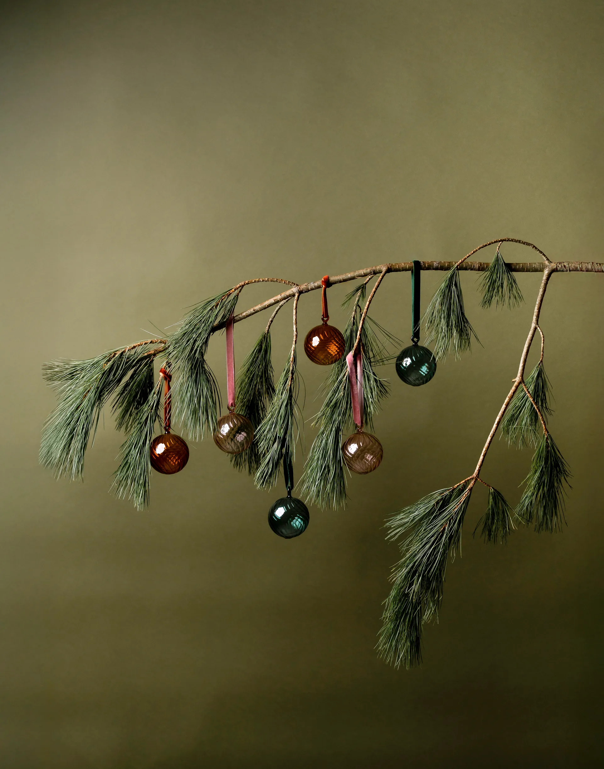 Muurla 圣诞摆设/挂件/装饰 Ø6 cm, 鸭翅绿 Muurla