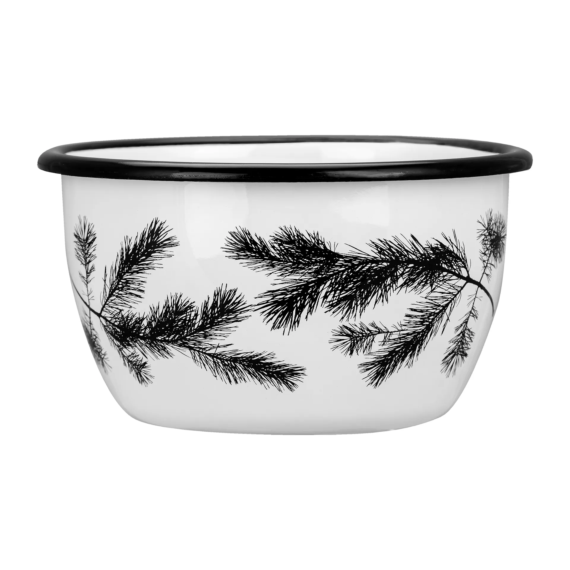 Nordic The Pine enamel 碗 60 cl, White Muurla