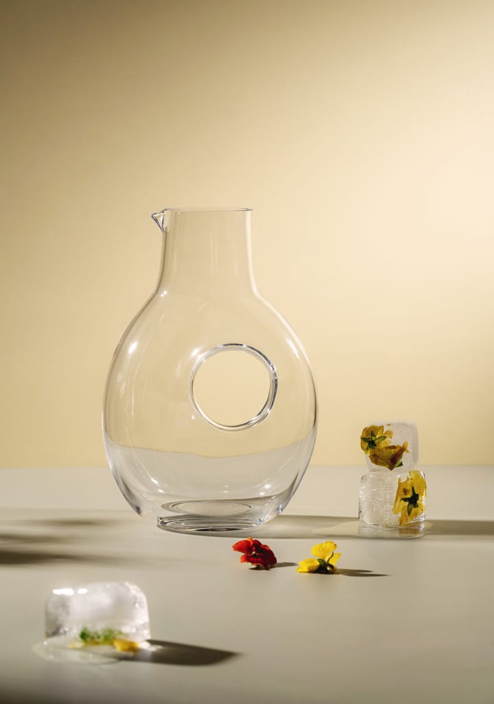 O 水瓶/玻璃水瓶 1.4 L, 透明 Muurla