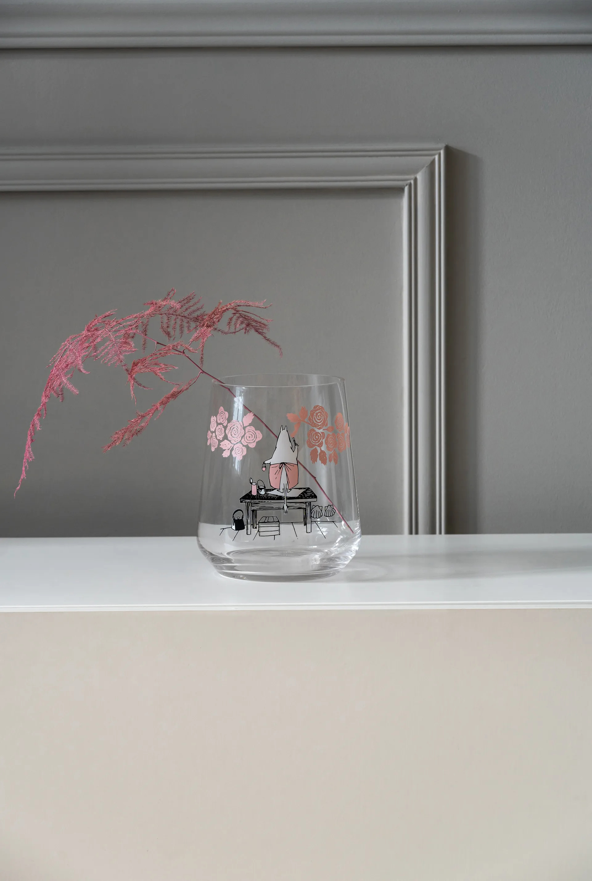 姆明 Originals 烛台/花瓶 17.5 cm, Roses Muurla