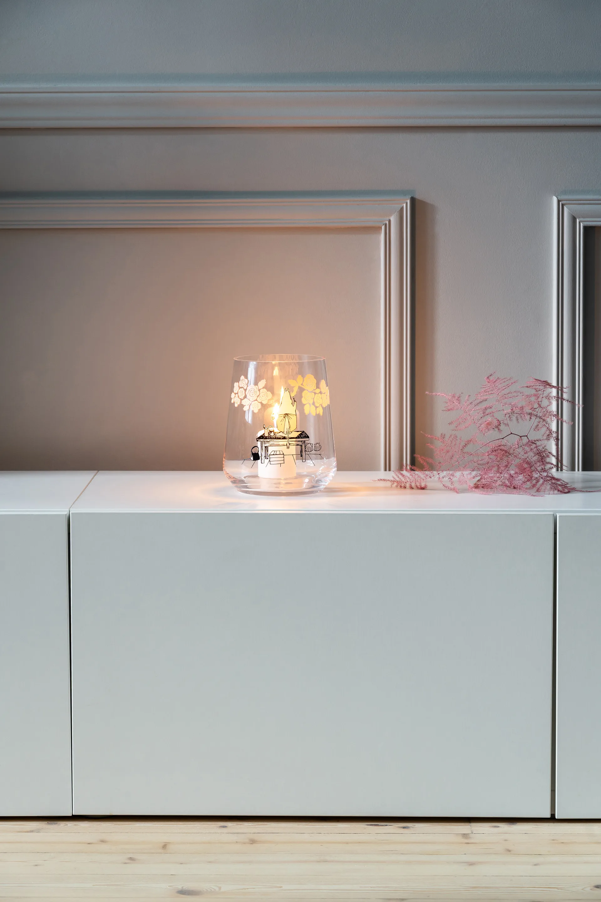 姆明 Originals 烛台/花瓶 17.5 cm, Roses Muurla