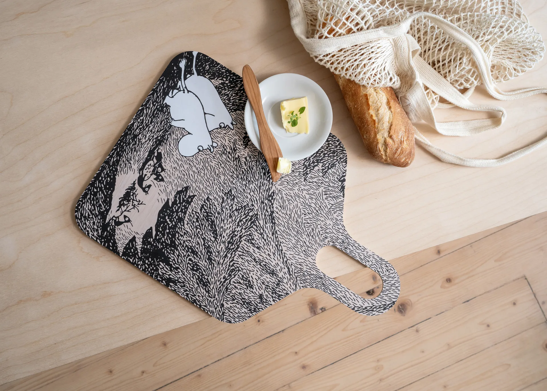 姆明 Originals Chop & Serve 30x44 cm, The Pond Muurla