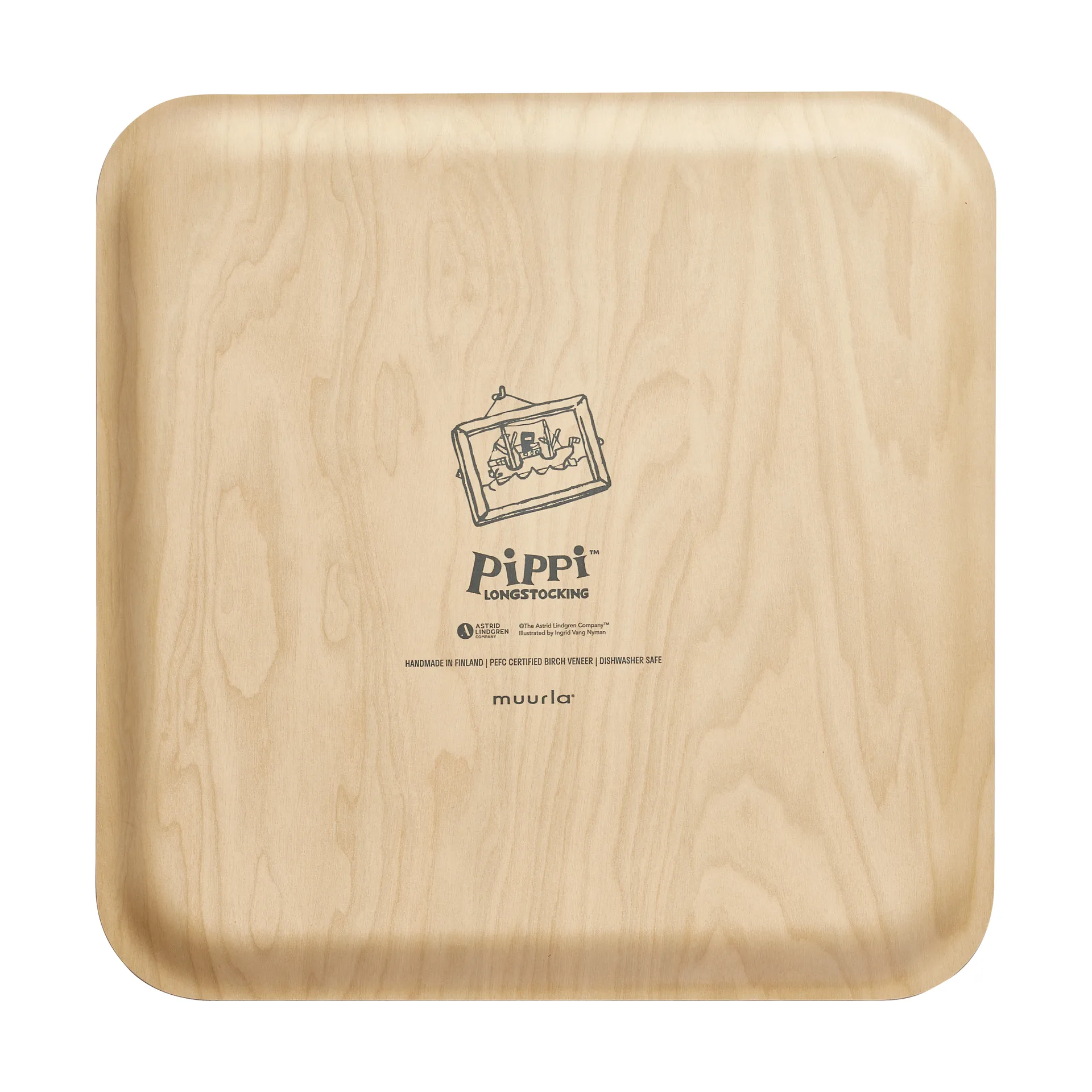 Pippi 托盘 33x33 cm, Pancakes Muurla