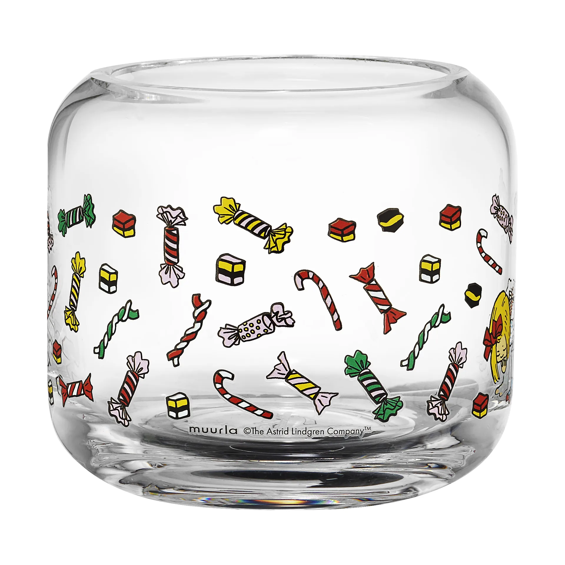 Pippi 烛台 Ø9x8 cm, Candy Muurla