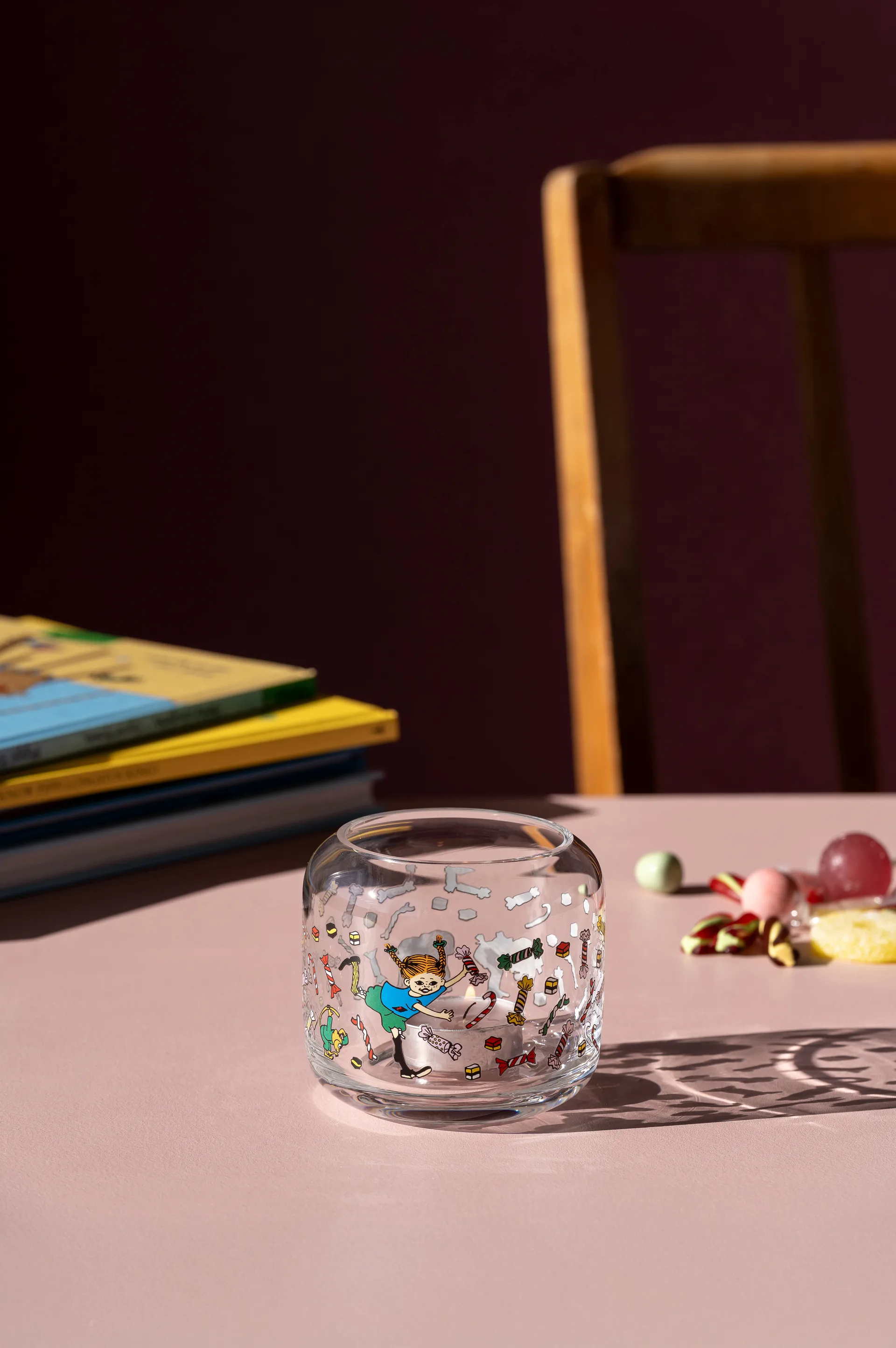 Pippi 烛台 Ø9x8 cm, Candy Muurla