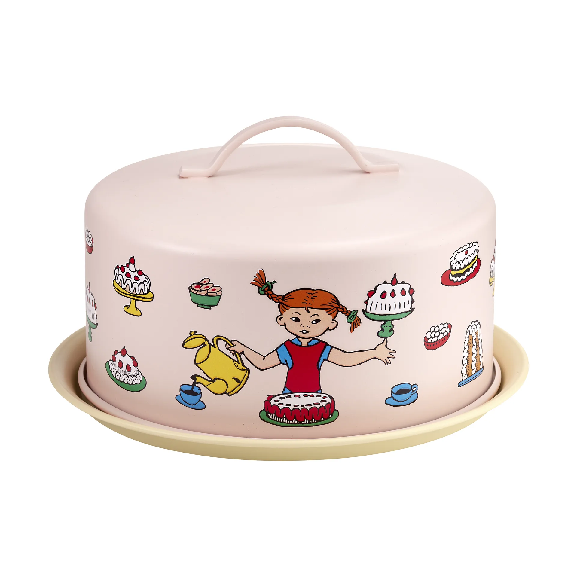 Pippi cake stand with dome, Birthday Muurla