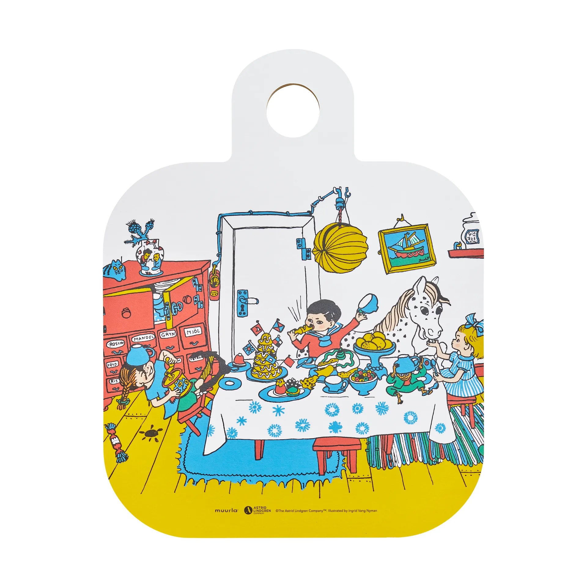 Pippi Chop & Serve 切菜板/砧板 25x32 cm, Villa Villekulla Muurla