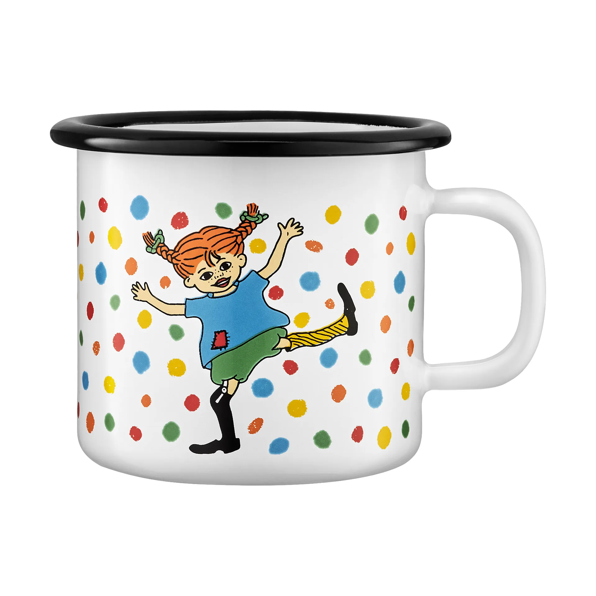 Pippi enamel 马克杯 2.5 dl, Jump for Joy Muurla