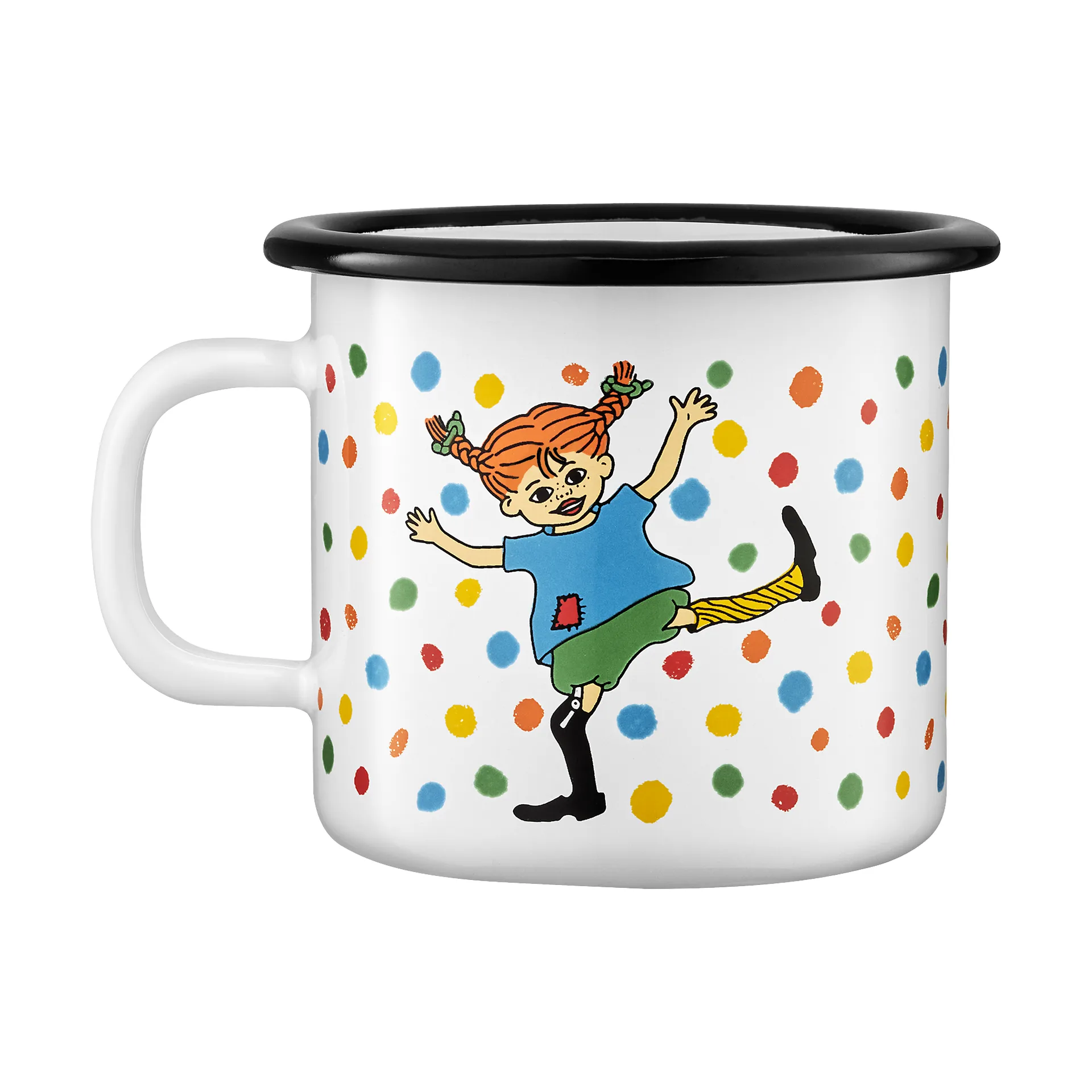 Pippi enamel 马克杯 2.5 dl, Jump for Joy Muurla