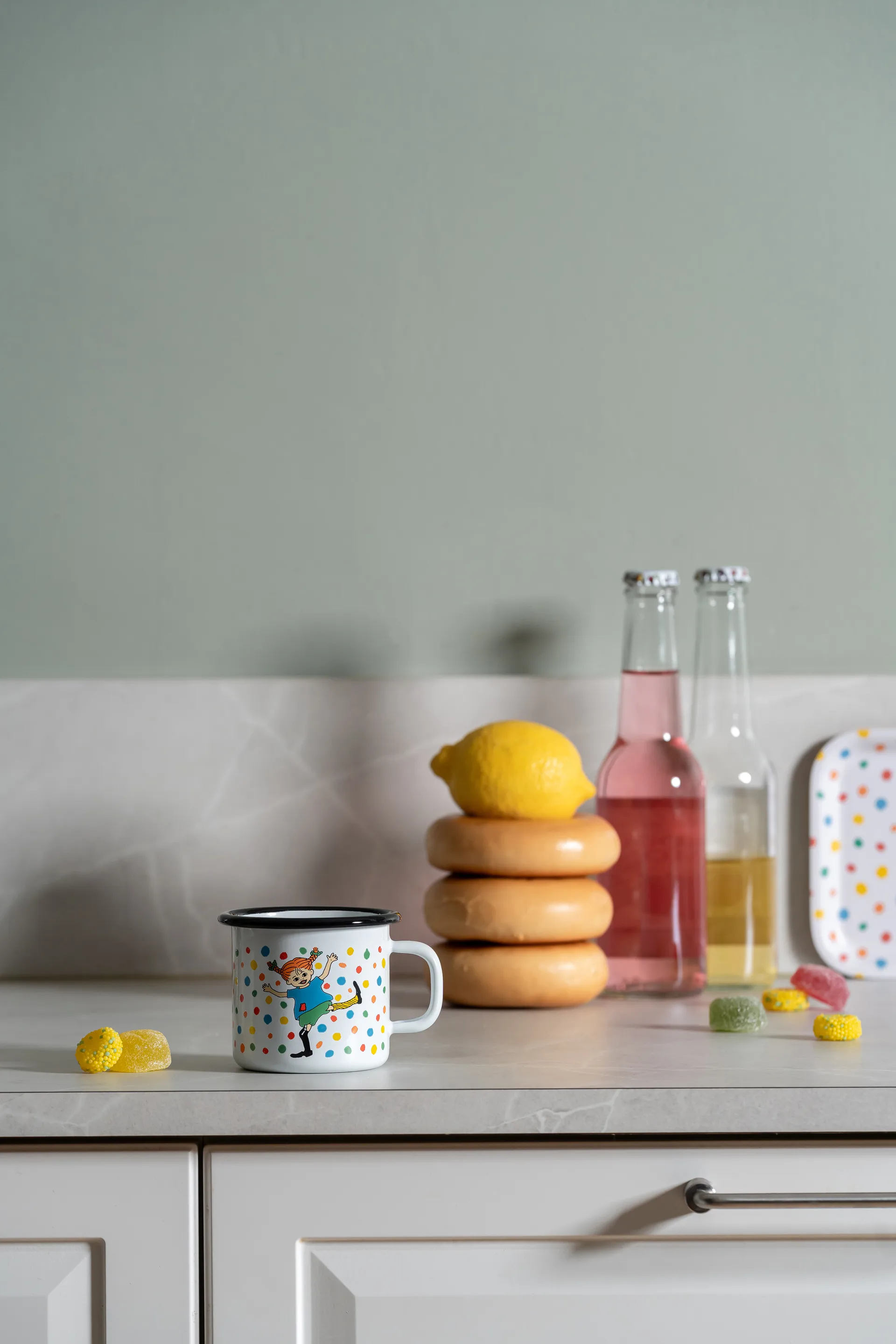 Pippi enamel 马克杯 2.5 dl, Jump for Joy Muurla