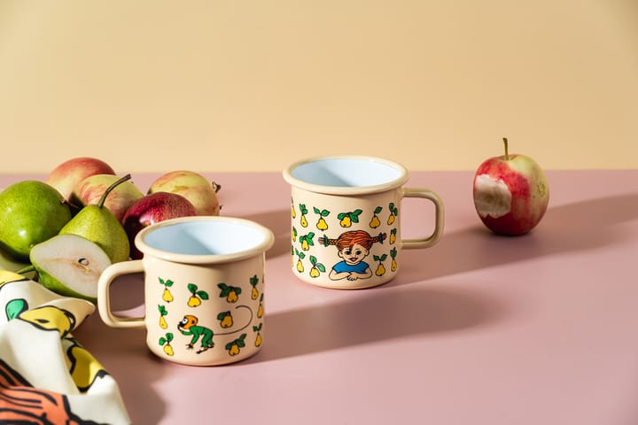 Pippi Longstocking enamel 马克杯 3.7 dl, Fruits Muurla