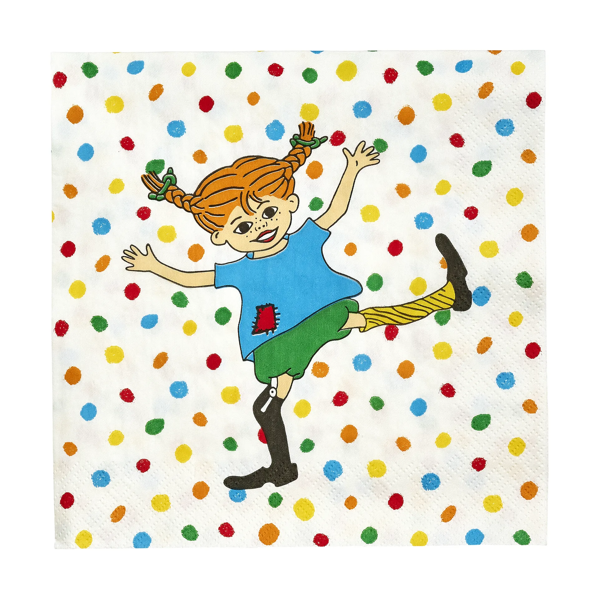 Pippi napkins 33x33 cm 20件装, Jumping Jack Muurla