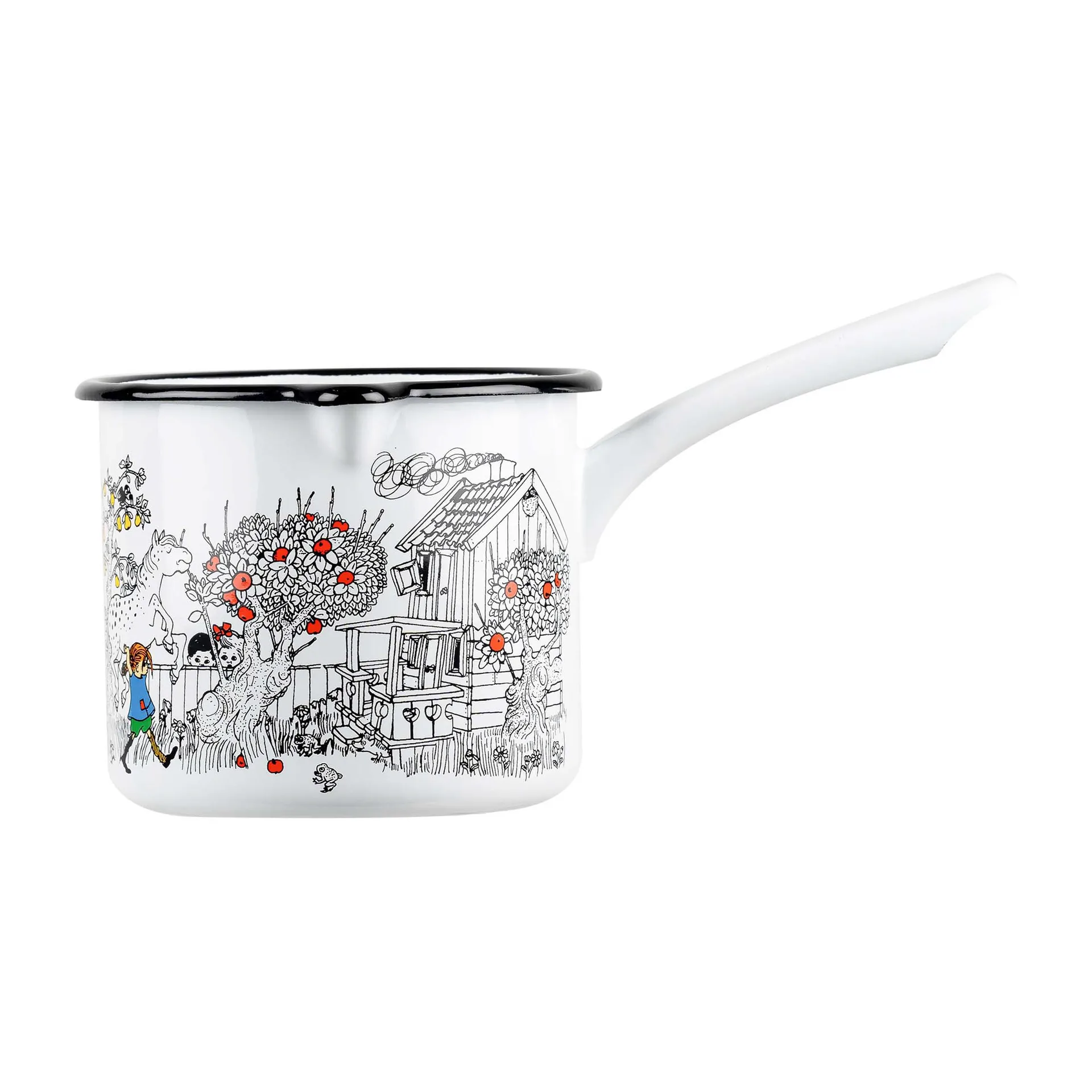 Pippi The Way Home saucepan 1.3 liter, 白色 Muurla