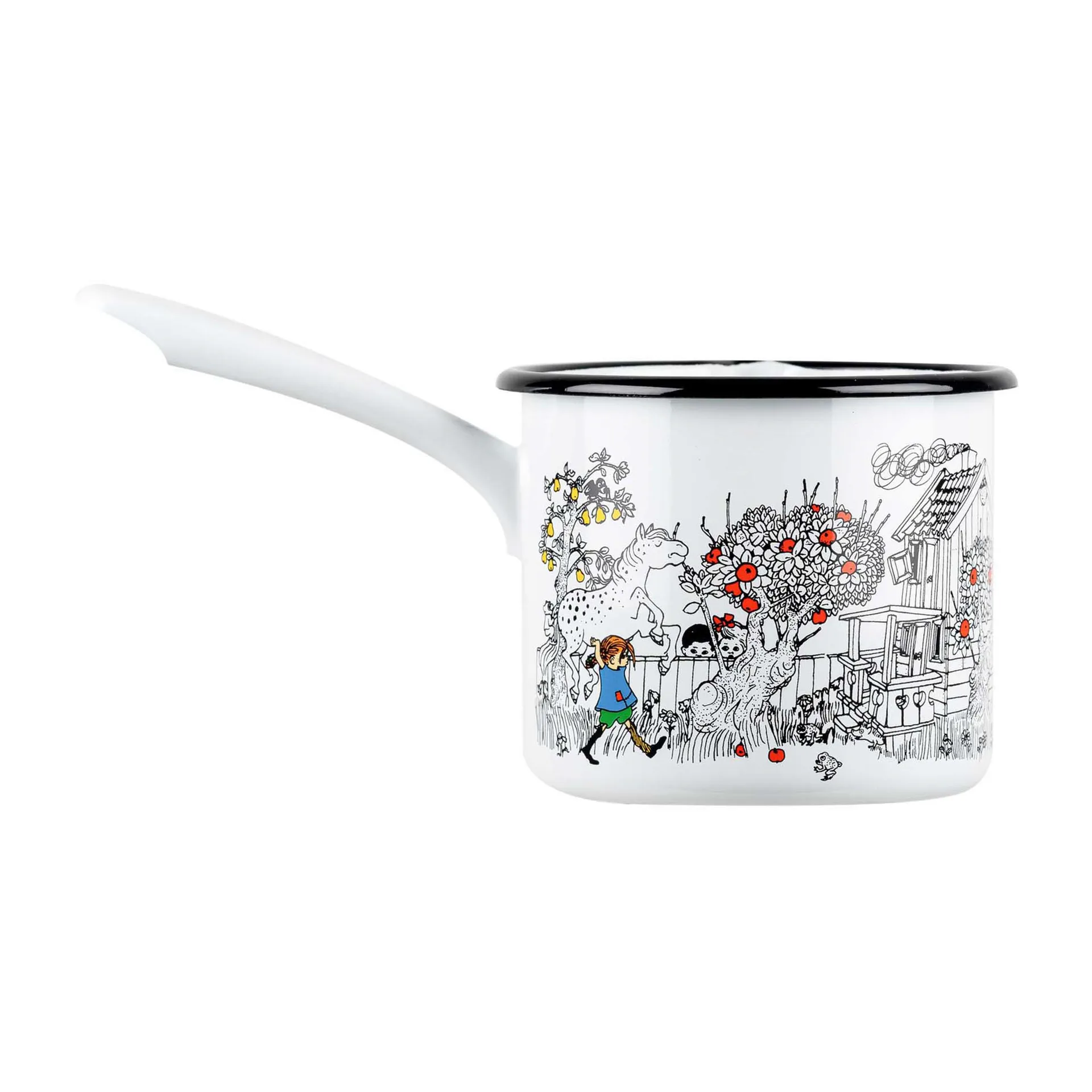Pippi The Way Home saucepan 1.3 liter, 白色 Muurla