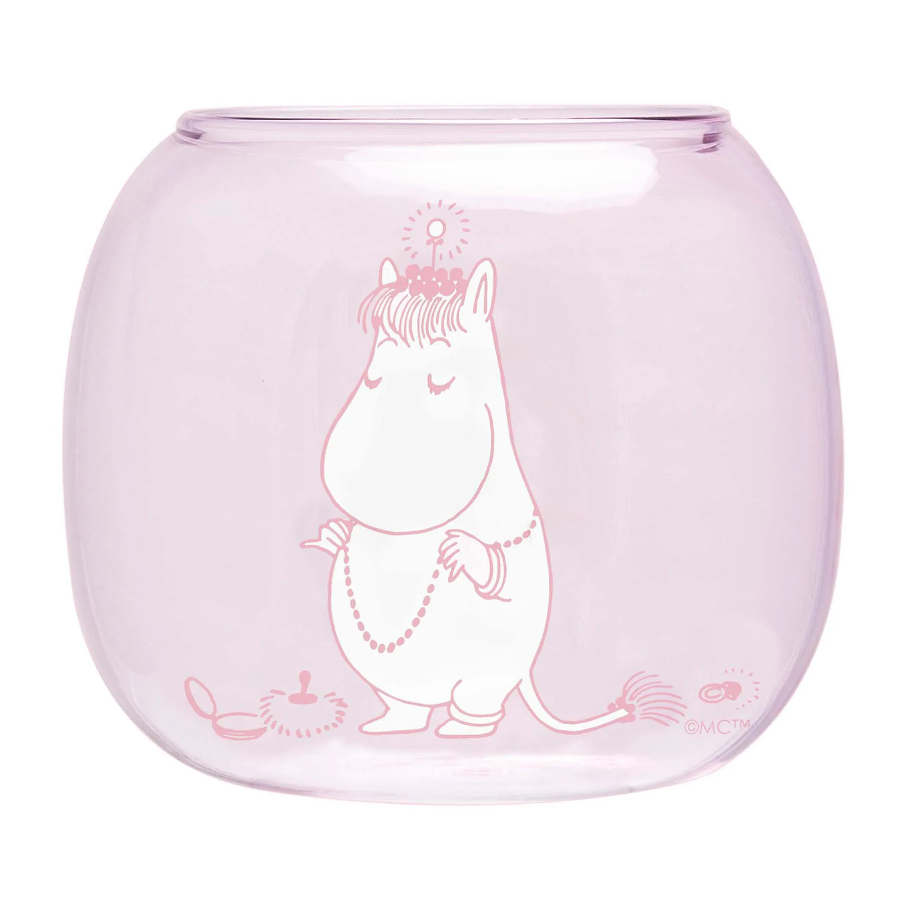 Snorkmaiden lantern/bowl Ø9 cm, 粉色 Muurla