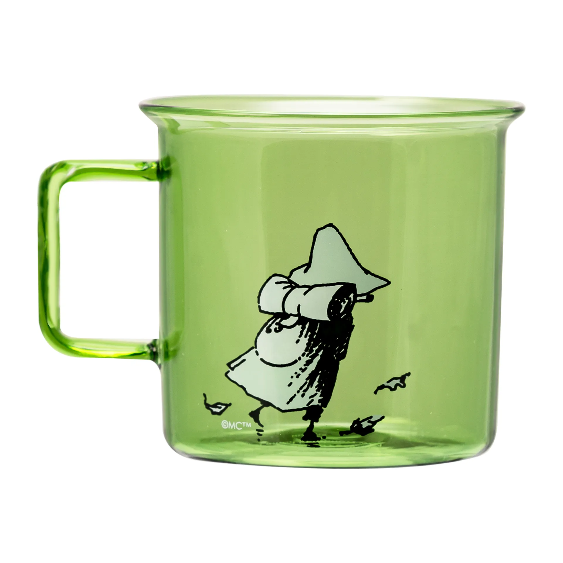Snufkin glass 马克杯 35 cl, 绿色 Muurla