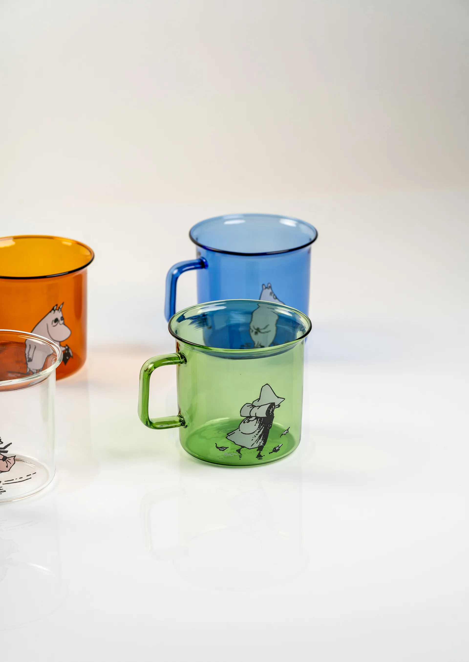 Snufkin glass 马克杯 35 cl, 绿色 Muurla