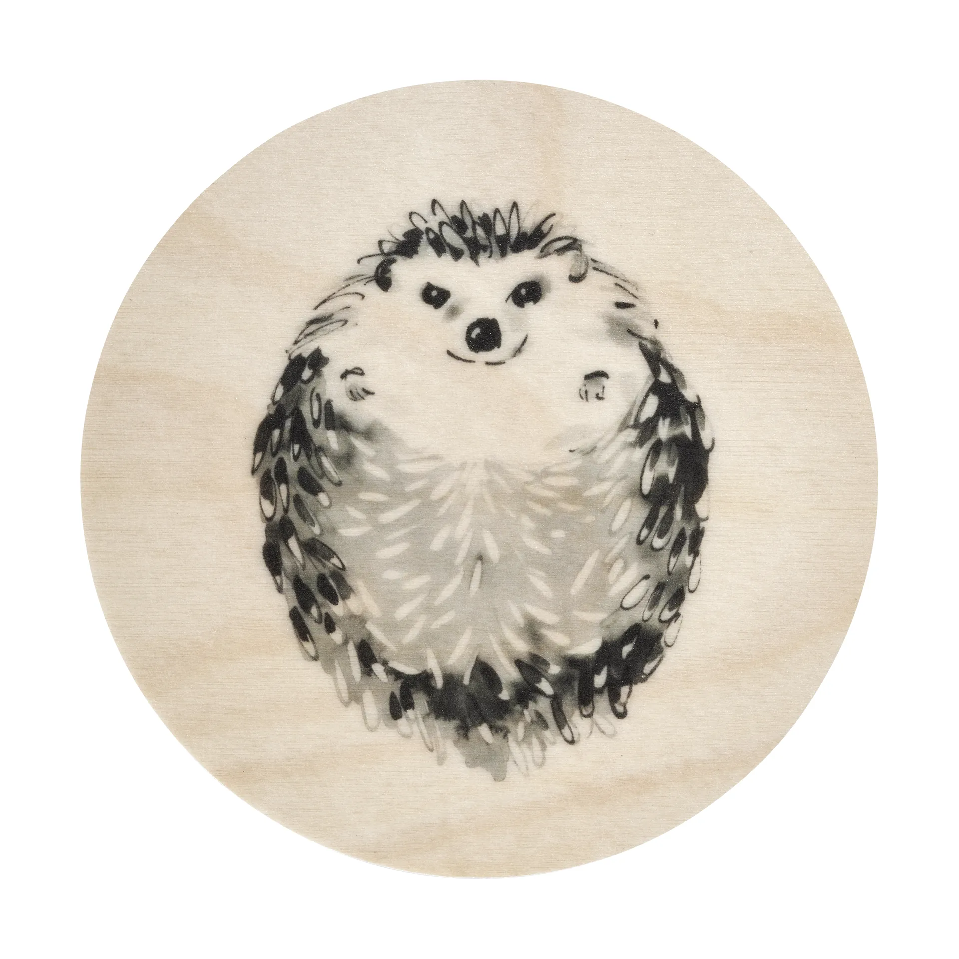 Teemu Järvi x Muurla 玻璃杯垫直径10cm, 刺猬 Muurla