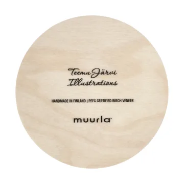 Teemu Järvi x Muurla 玻璃杯垫直径10cm - 刺猬 - Muurla