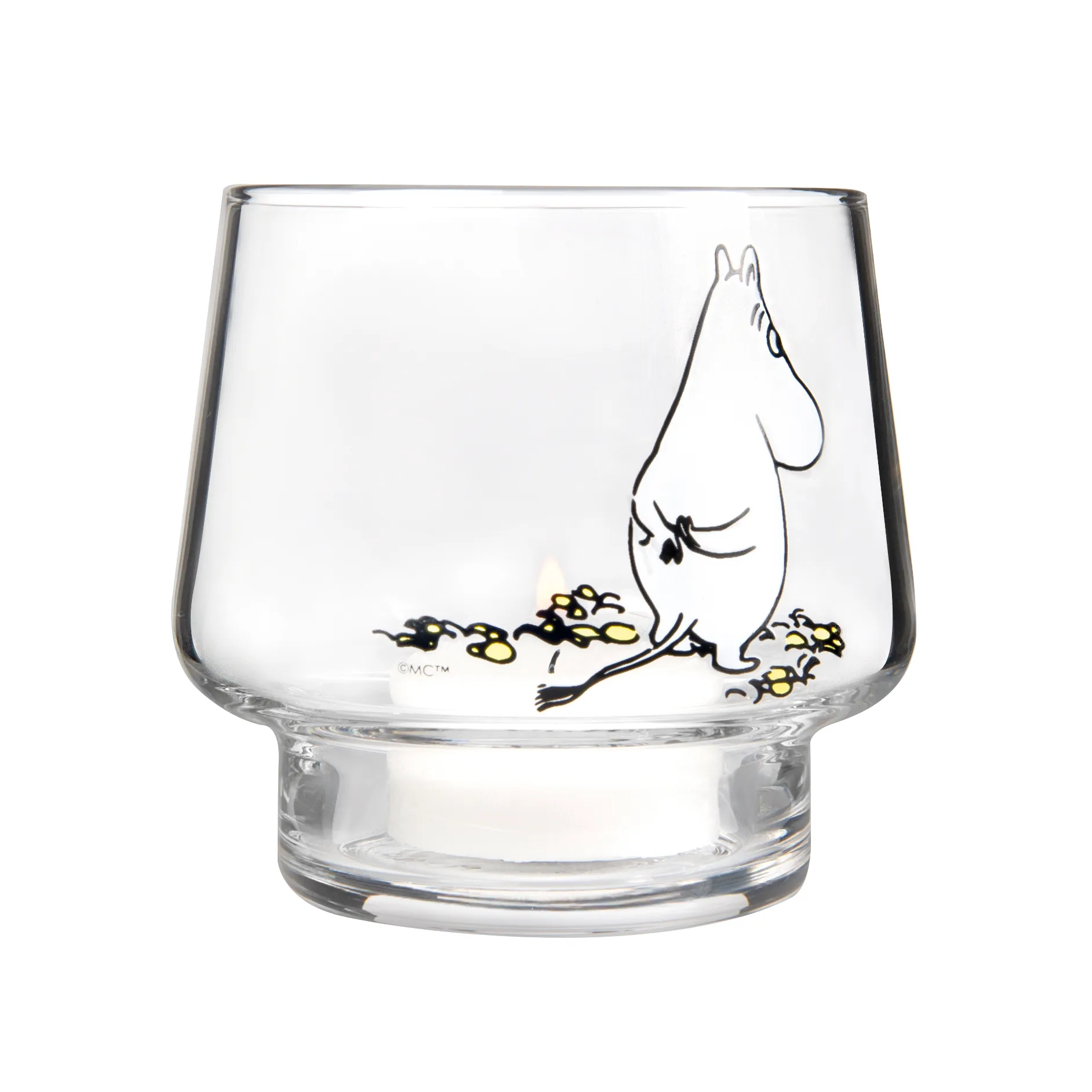 The wait lantern, clear-白色 Muurla