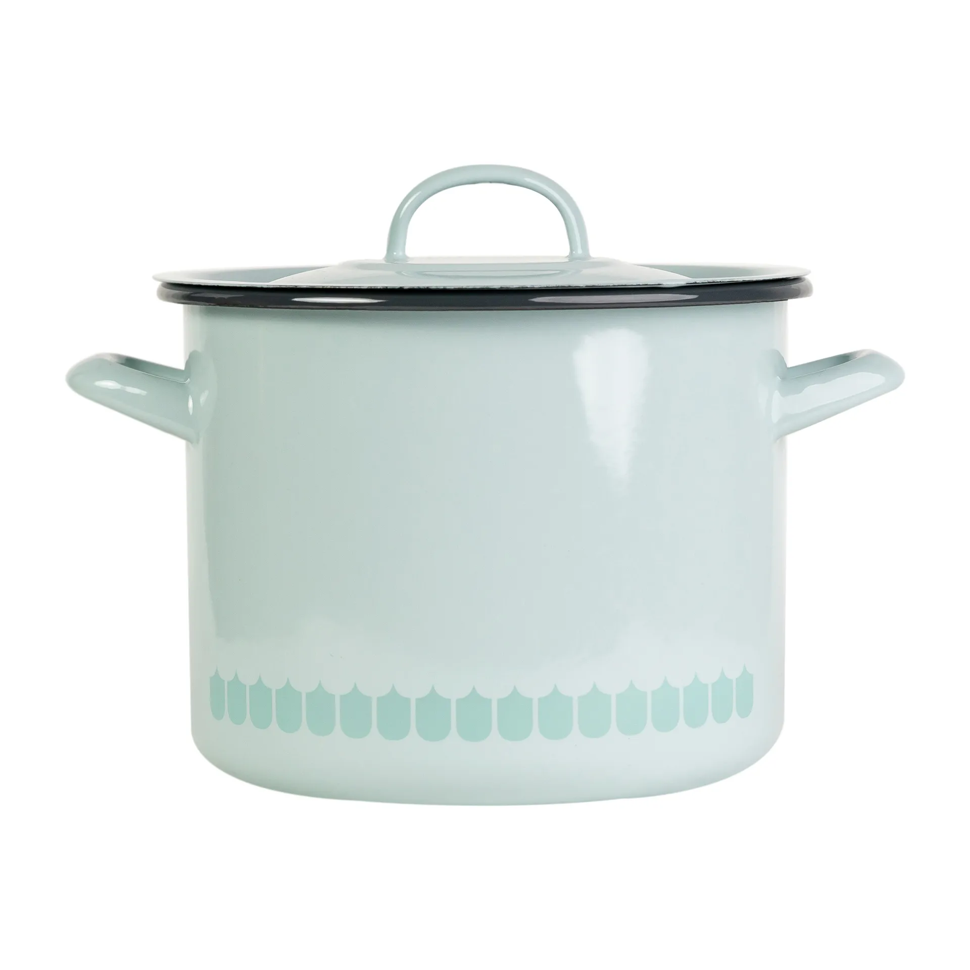 Vappu enamel casserole 3.5 L, 绿色 Muurla