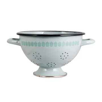 Vappu enamel colander - 绿色 - Muurla
