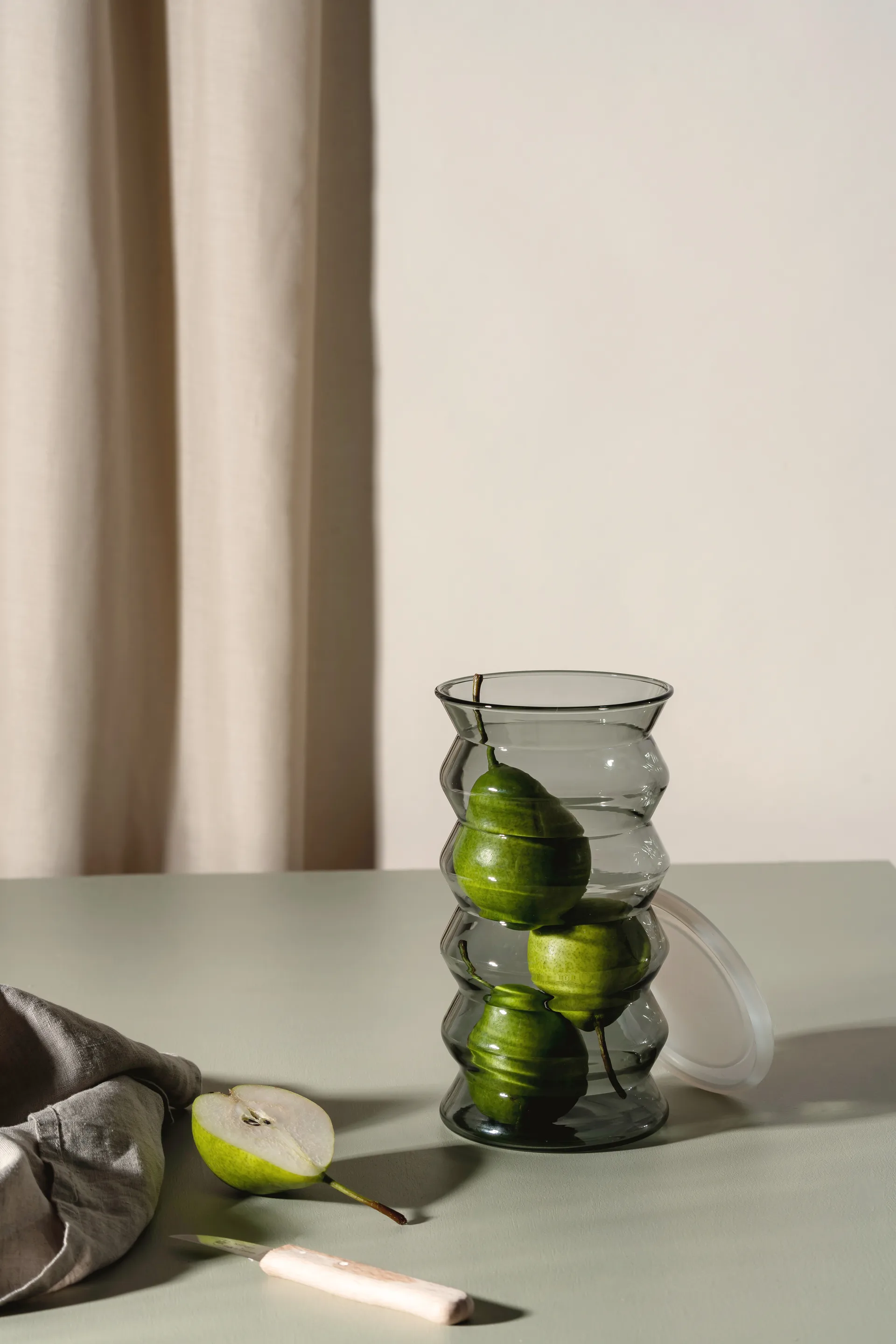 Waves 花瓶 20 cm, 灰色 Muurla