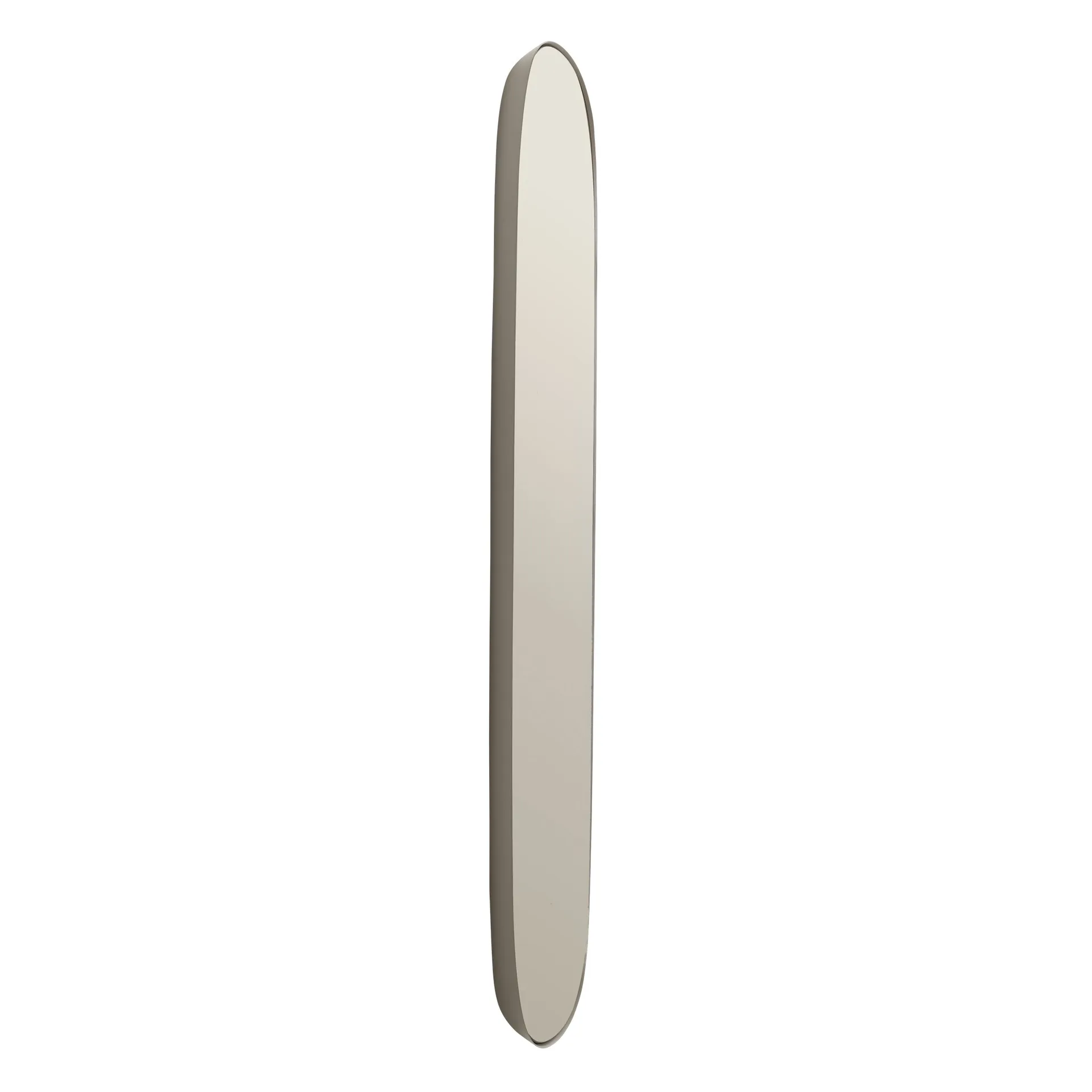 带框大镜子, 灰褐色_灰褐色_118x44.5 Muuto