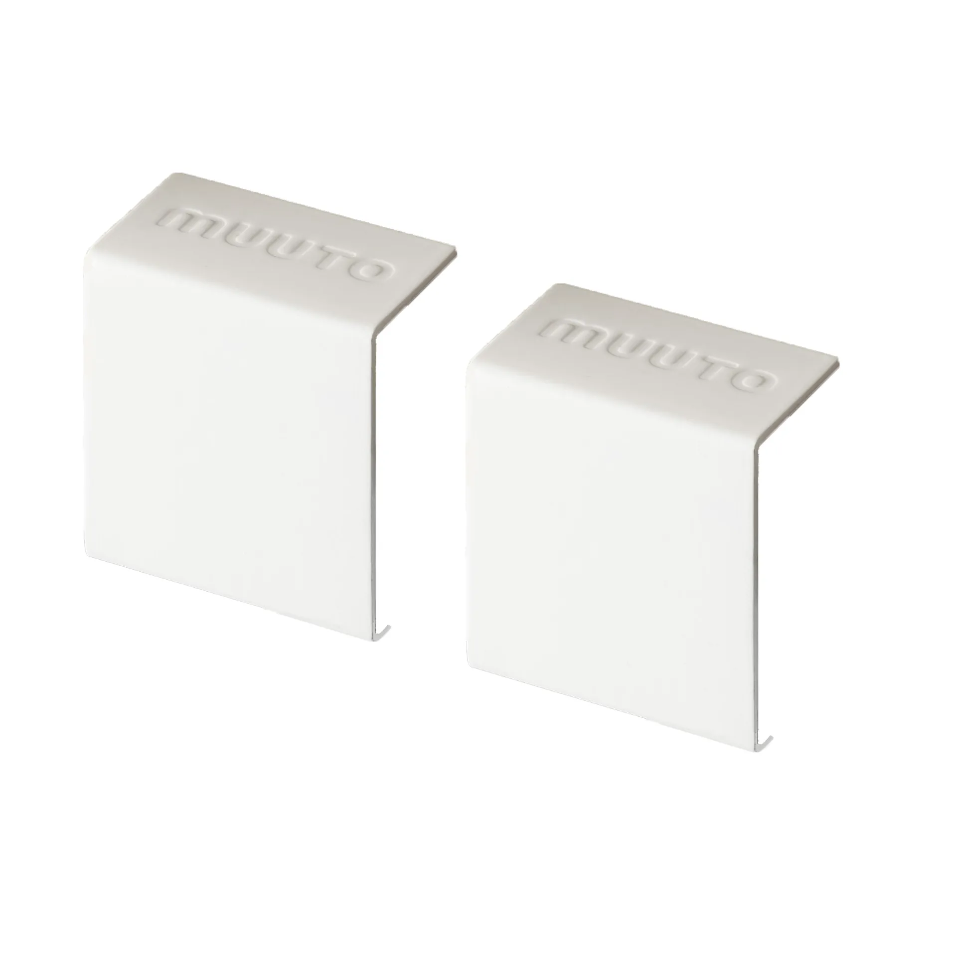 堆叠夹 2件装, 白色 Muuto