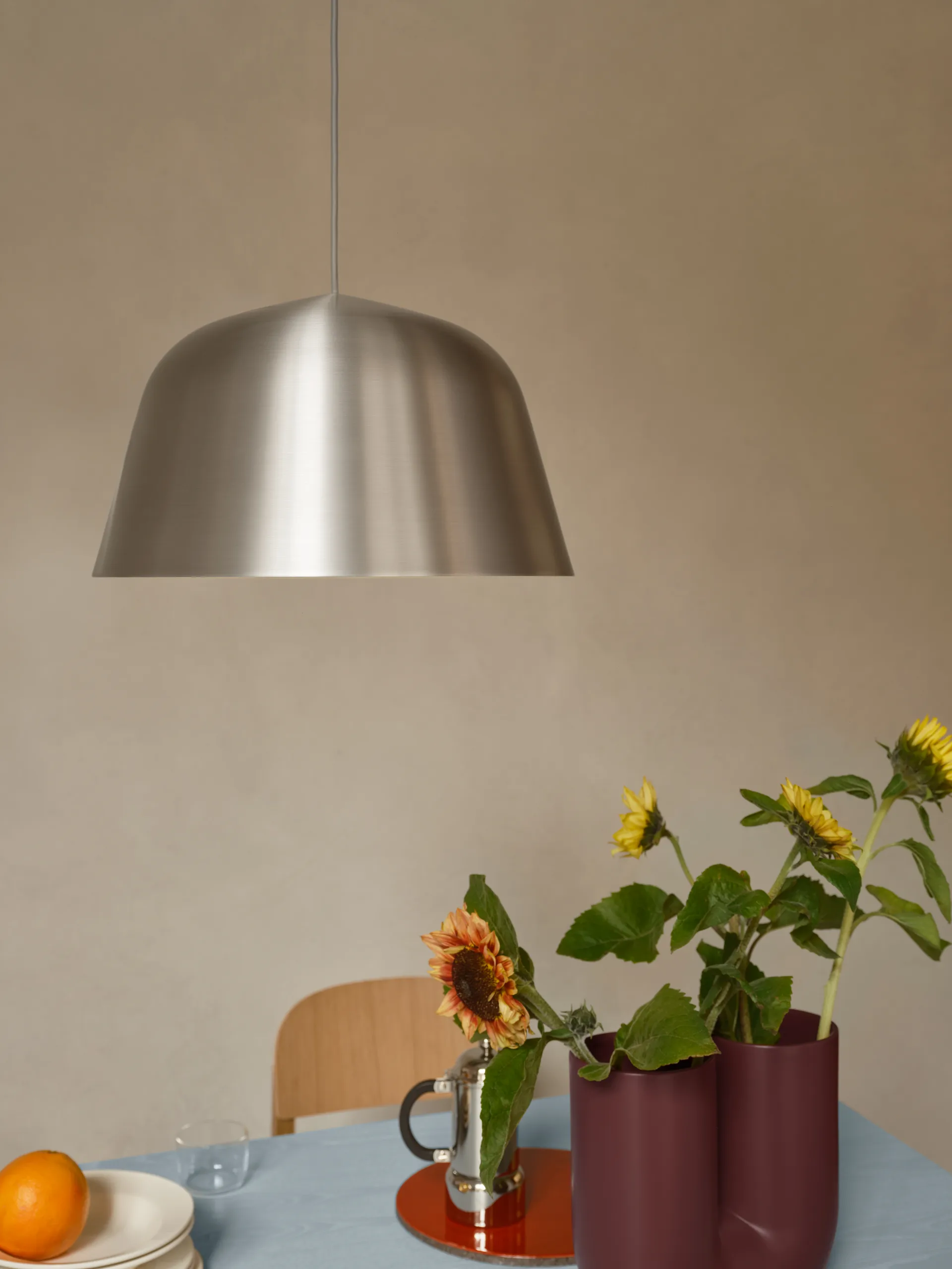 Ambit 吊灯, 拉丝铝_Ø40 cm Muuto