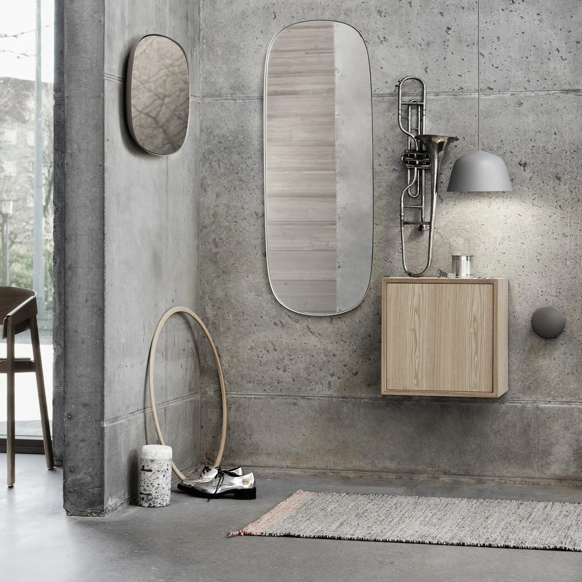 Ambit ceiling 灯 Ø25 cm, 灰色 Muuto