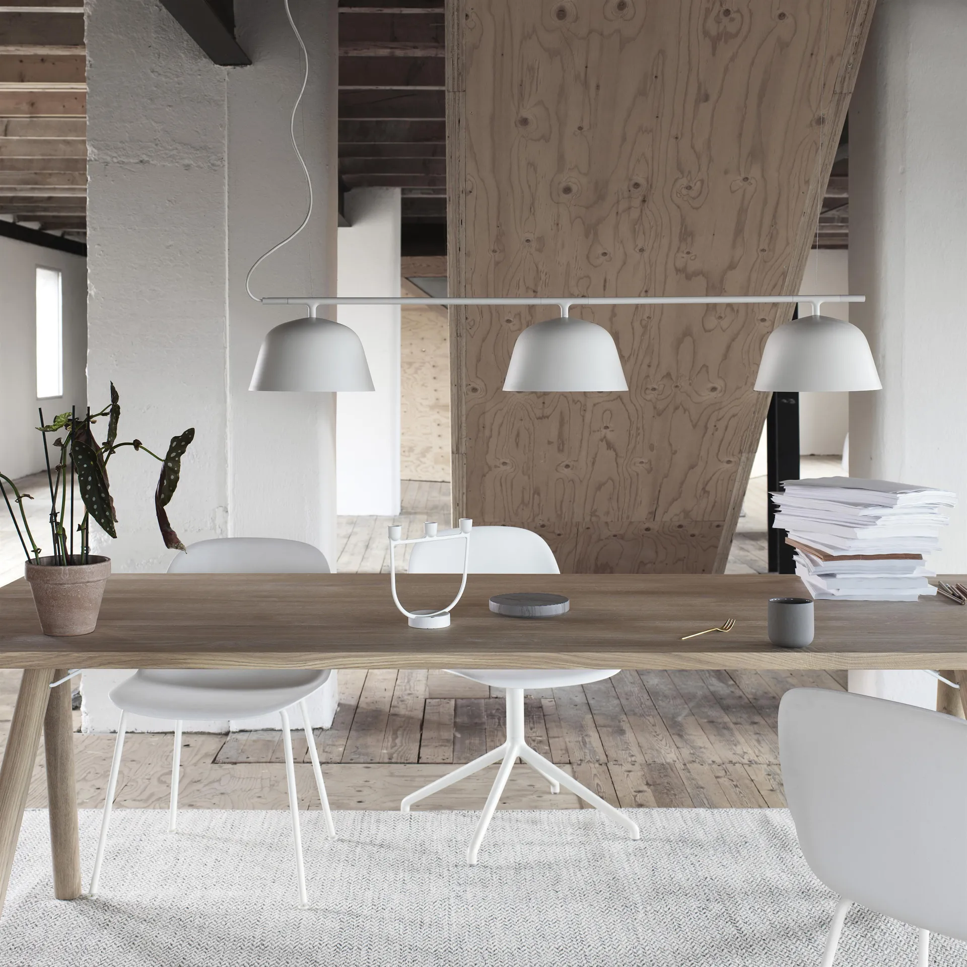 Ambit Rail ceiling 灯, 白色 Muuto