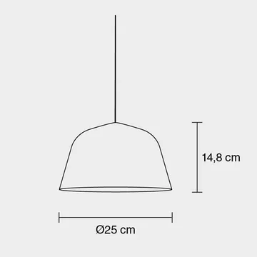 Ambit吸顶灯Ø25cm - 灰绿色 - Muuto