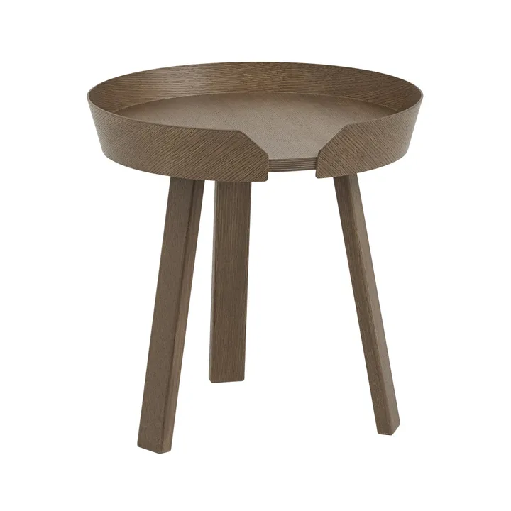Around 桌子 小号 - 深棕色染色 - Muuto