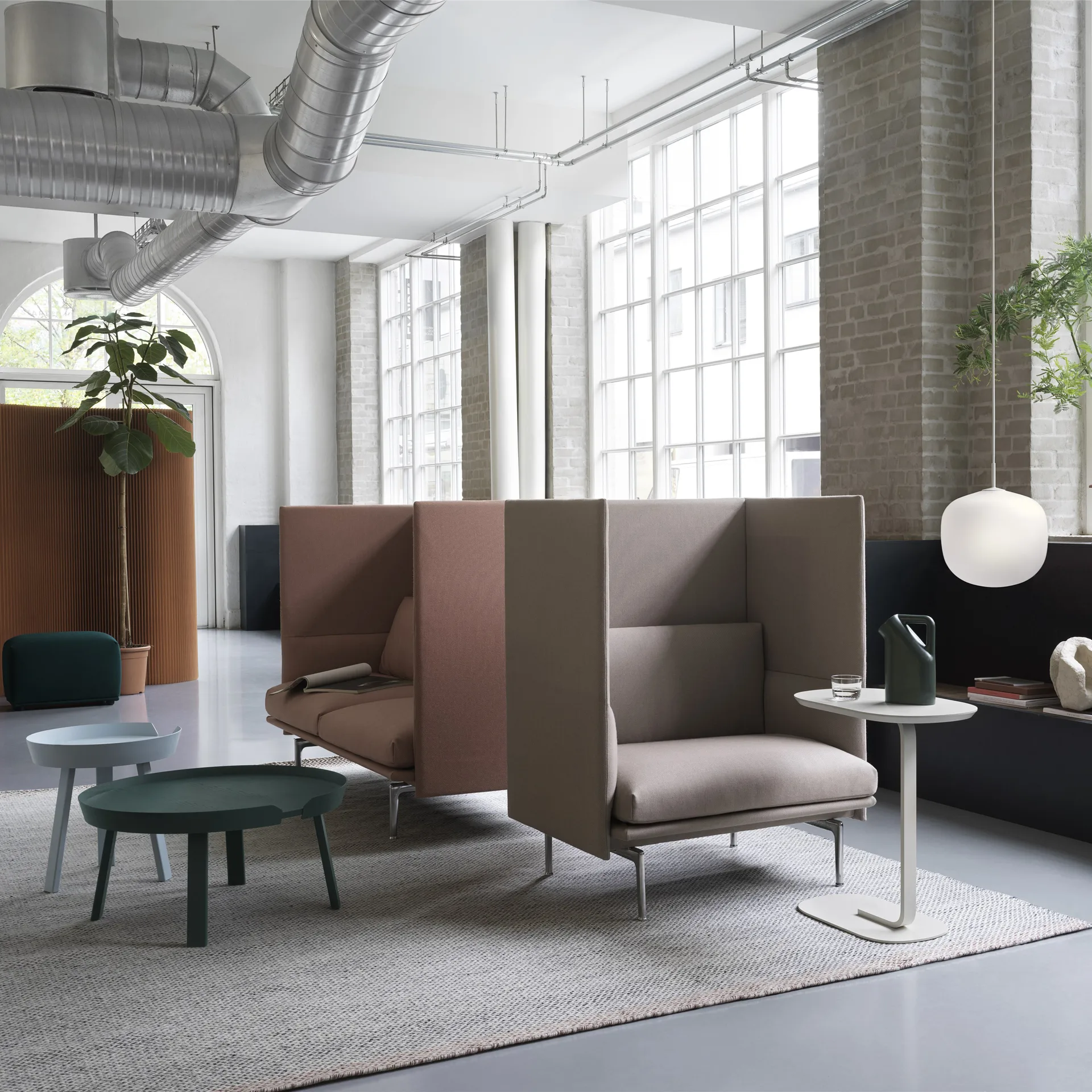Around 桌子 小号, 浅蓝色 Muuto
