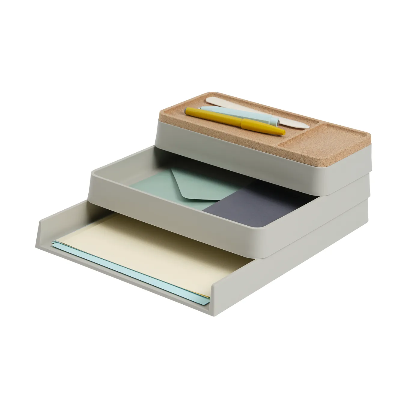 Arrange Desktop Storage, Configuration 1 灰色 Muuto