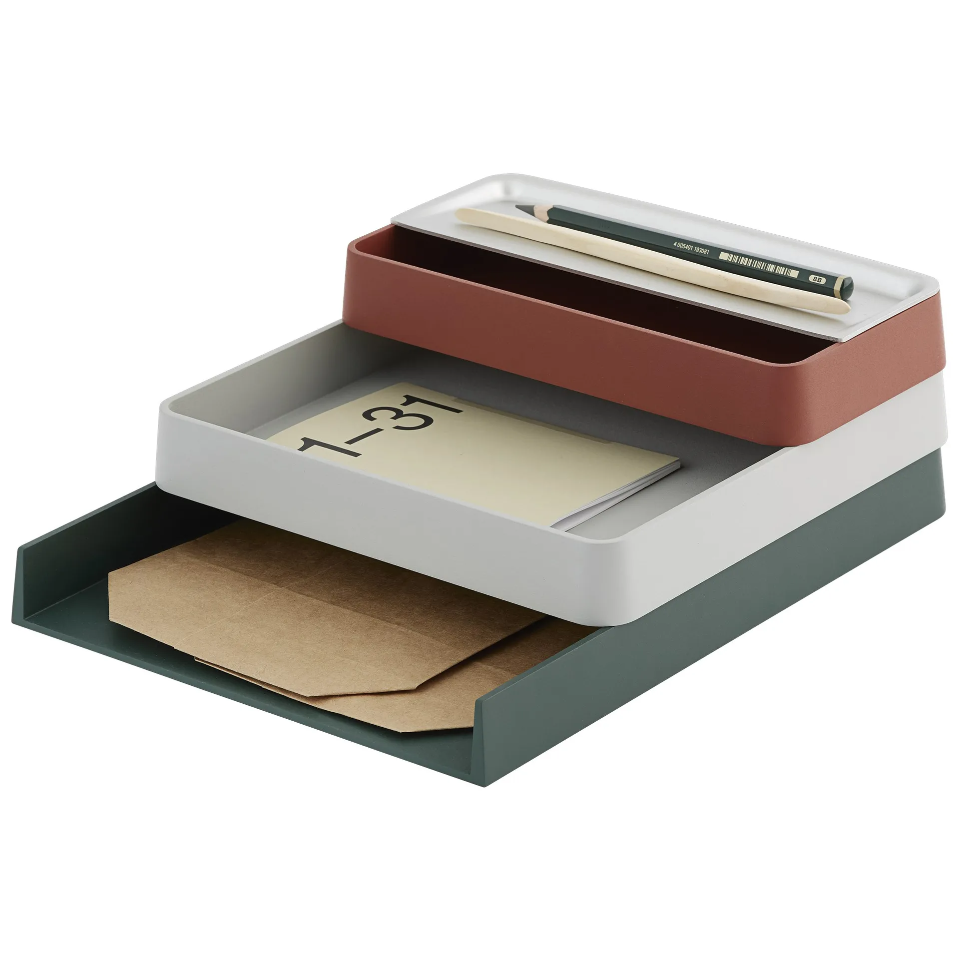 Arrange Desktop tray 12x25 cm, copper 棕色 Muuto