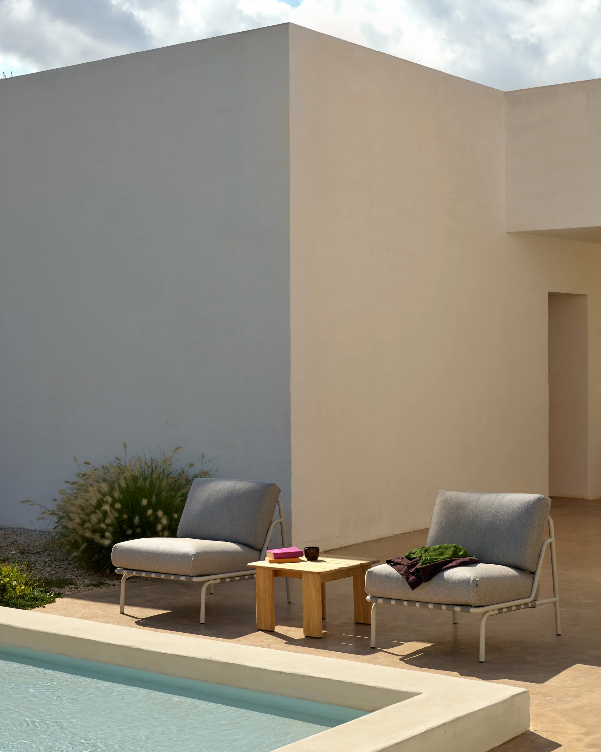 Assemble 咖啡桌, Teak, 55x55 cm Muuto